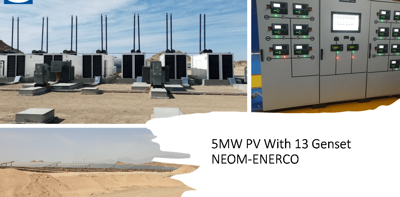 5MW PV With 13 Genset NEOM ENERCO