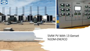 5MW PV With 13 Genset NEOM ENERCO