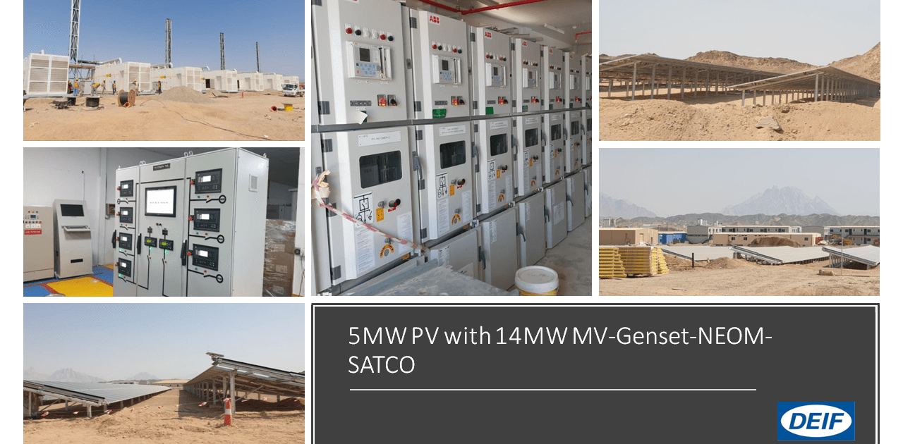 5MW PV with 14MW MV Genset NEOM SATCO