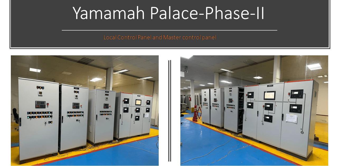 Yamamah Palace-Phase-II Local Control Panel and Master control panel