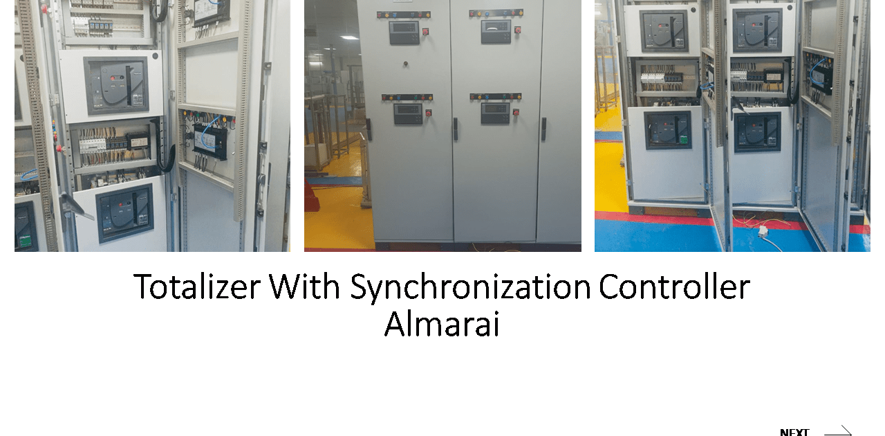 Totalizer With Synchronization Controller Almarai