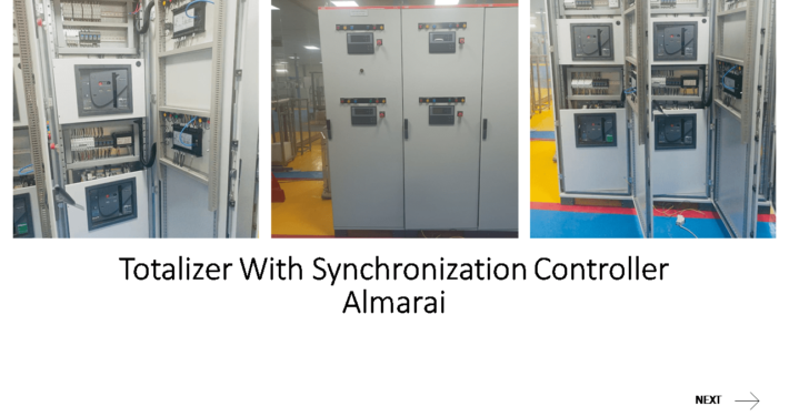Totalizer With Synchronization Controller Almarai