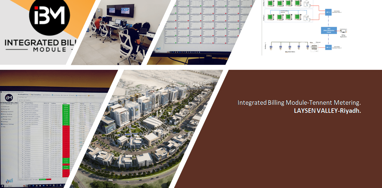 Integrated Billing Module Tennent Metering. LAYSEN VALLEY-Riyadh.
