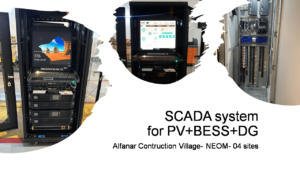 SCADA system for PV+BESS+DG. Alfanar Construction Village- NEOM- 04 sites