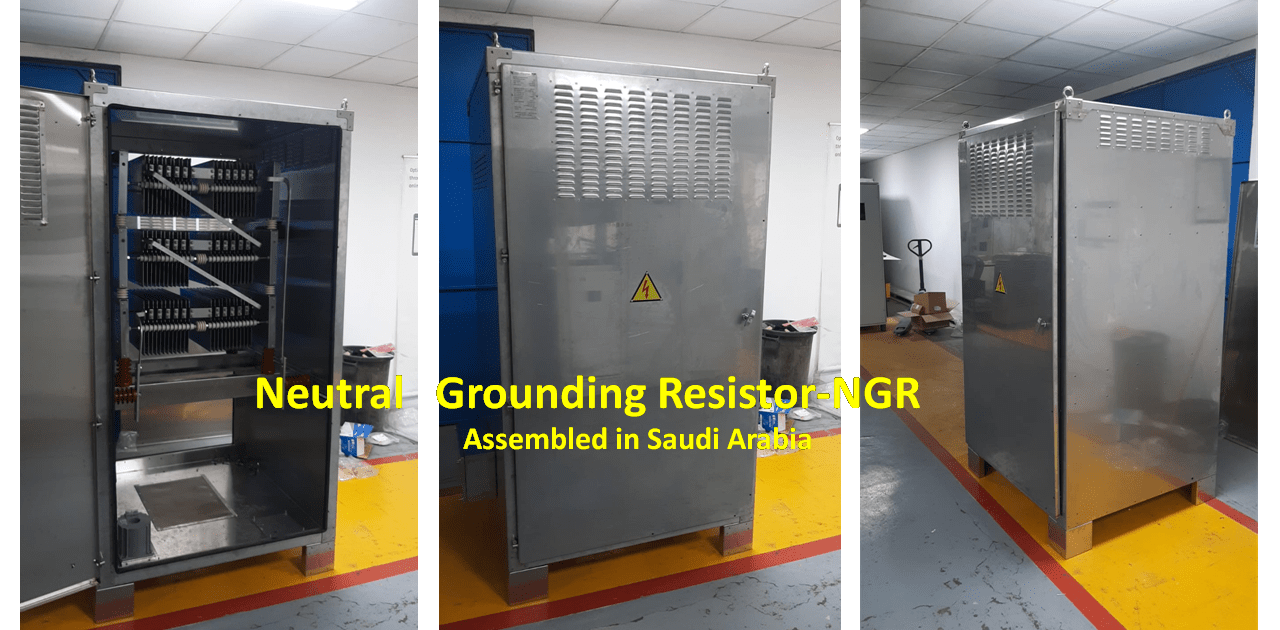 Neutral Grounding Resistor-NGR, Assembled in Saudi Arabia
