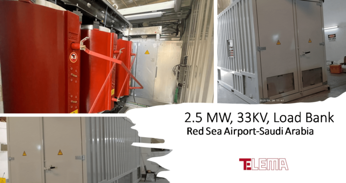 2.5 MW, 33KV, Load Bank Red Sea Airport Saudi Arabia