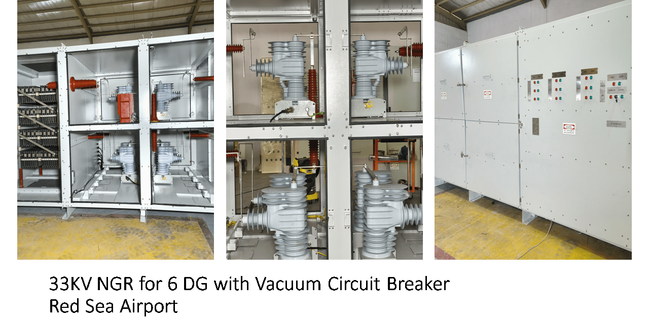 33KV NGR for 6 DG with Vacuum Circuit Breaker Red Sea Airport