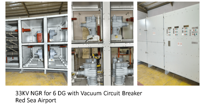 33KV NGR for 6 DG with Vacuum Circuit Breaker Red Sea Airport