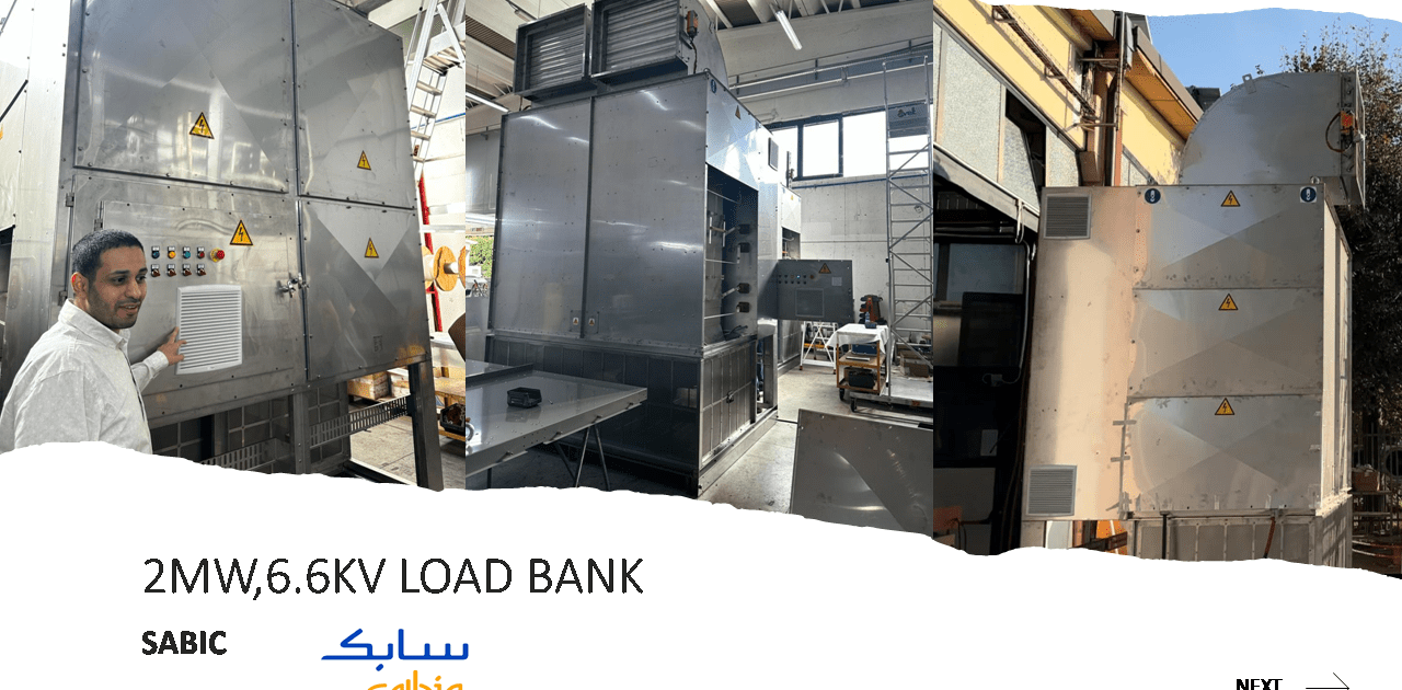 2MW,6.6KV LOAD BANK SABIC